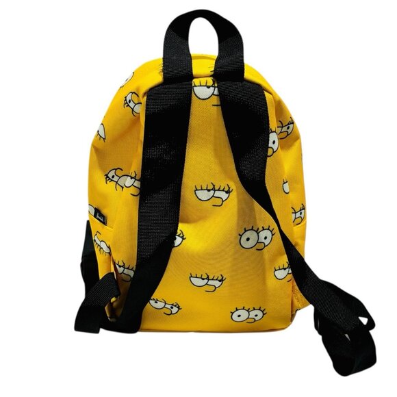 Vintage Herschel Lisa Simpson Classic Mini Backpack Yellow The Simpsons. RARE! - Picture 4 of 8